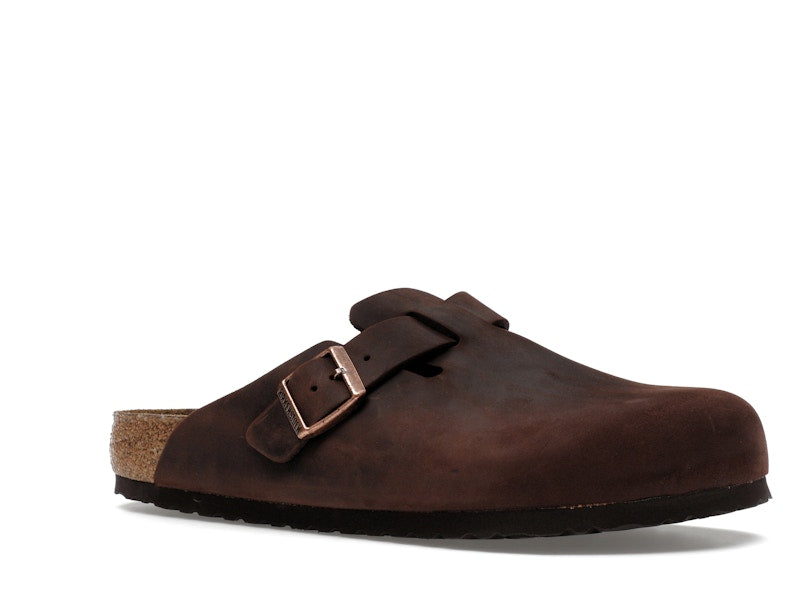 Birkenstock Boston Soft Footbed Oiled Leather Habana Brown