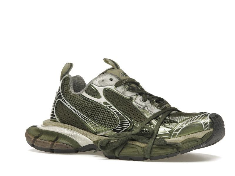 Balenciaga 3XL Dark Green Light Beige
