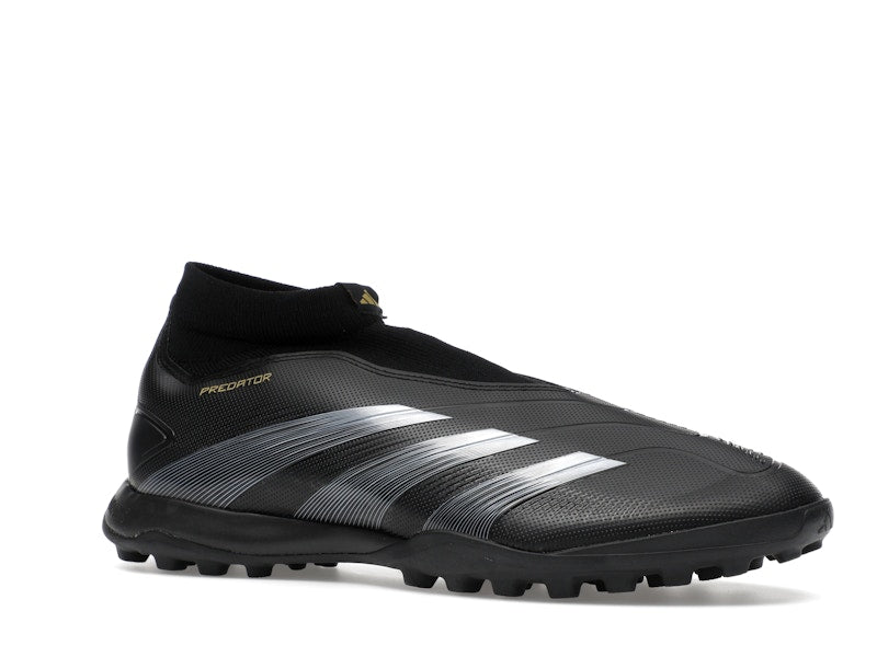adidas Predator League Laceless Turf Core Black Carbon Gold Metallic