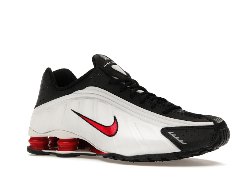 Nike Shox R4 Platinum Tint University Red Black