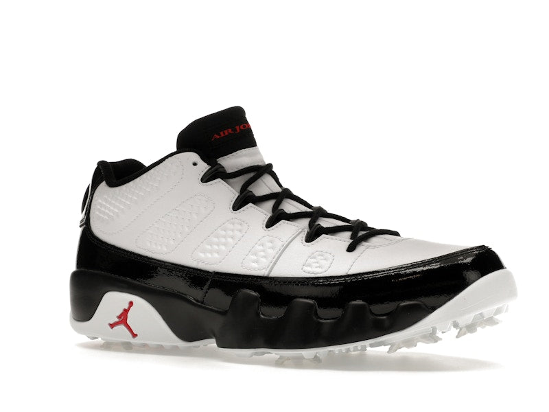 Jordan 9 Retro Low Golf White Black True Red