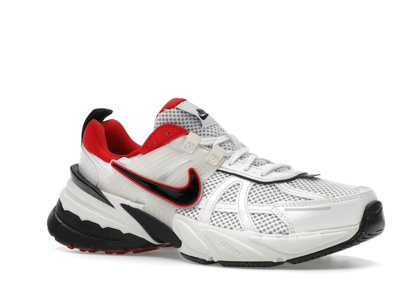 Nike V2K Run Metallic White University Red