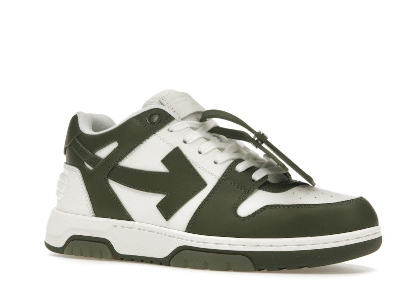 OFF-WHITE Out Of Office OOO Low Tops White Khaki