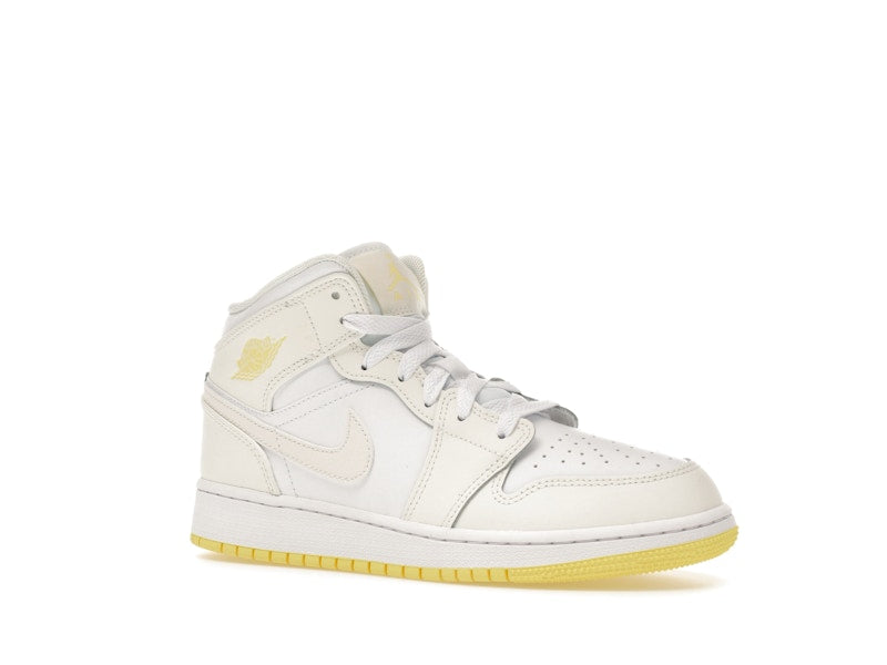 Jordan 1 Mid Sail Light Laser Orange (GS)