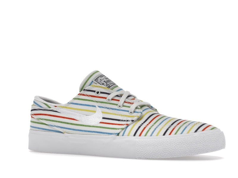 Nike SB Zoom Stefan Janoski Canvas Multi-Color Pinstripes