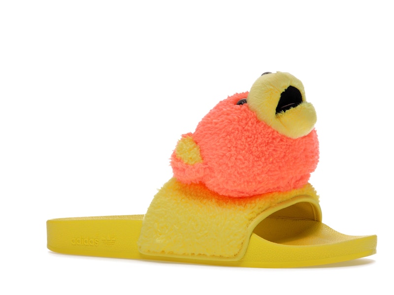 adidas JS Adilette Jeremy Scott Teddy Yellow