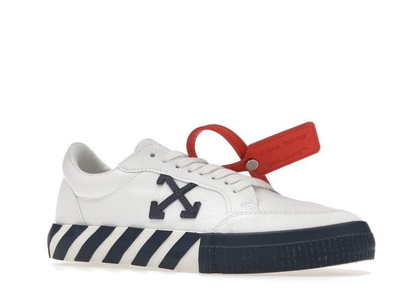 OFF-WHITE Vulcanized Low White Blue Canvas