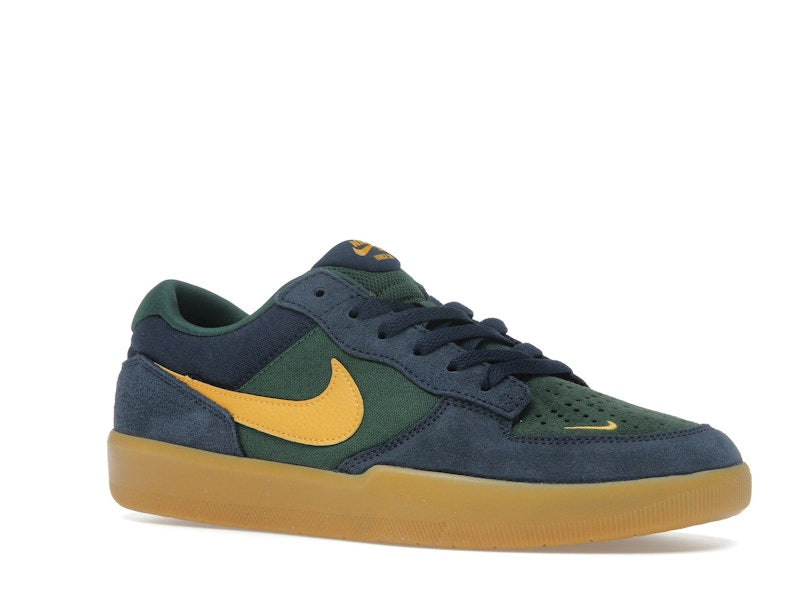 Nike SB Force 58 Midnight Navy Fir Gum Light Brown University Gold