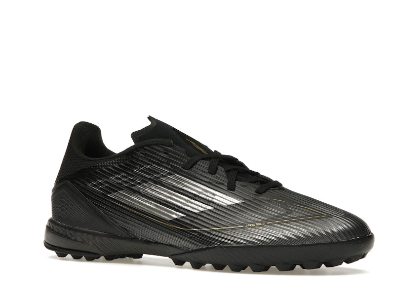 adidas F50 League Turf Core Black Iron Metallic Gold Metallic