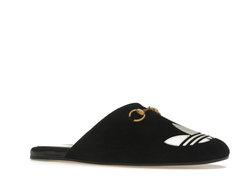 Gucci x Adidas Trefoil Slipper Black (Women's)