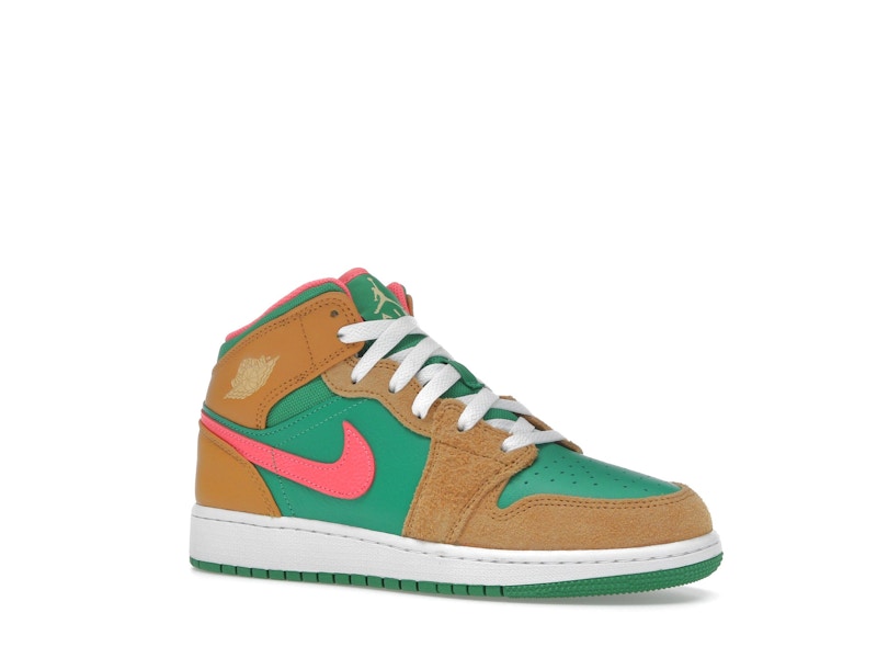 Jordan 1 Mid SE Chutney Lucky Green (GS)