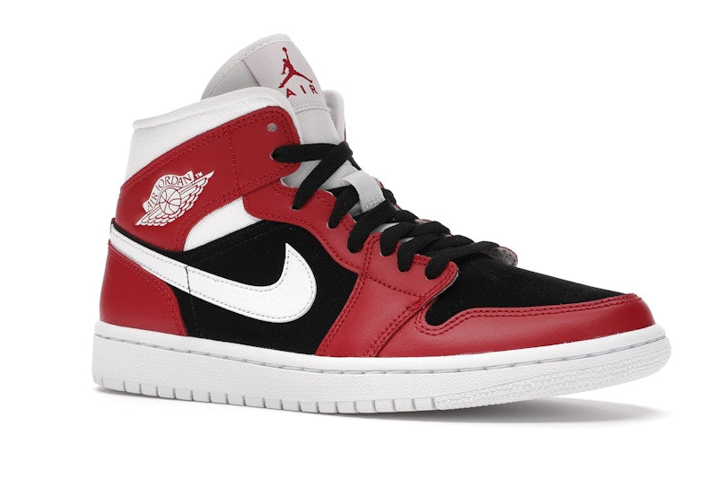 Jordan 1 Mid Gym Red Black (Women's)