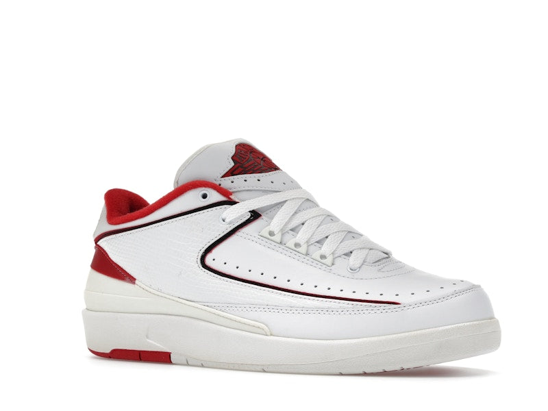 Jordan 2 Retro Low White Varsity Red