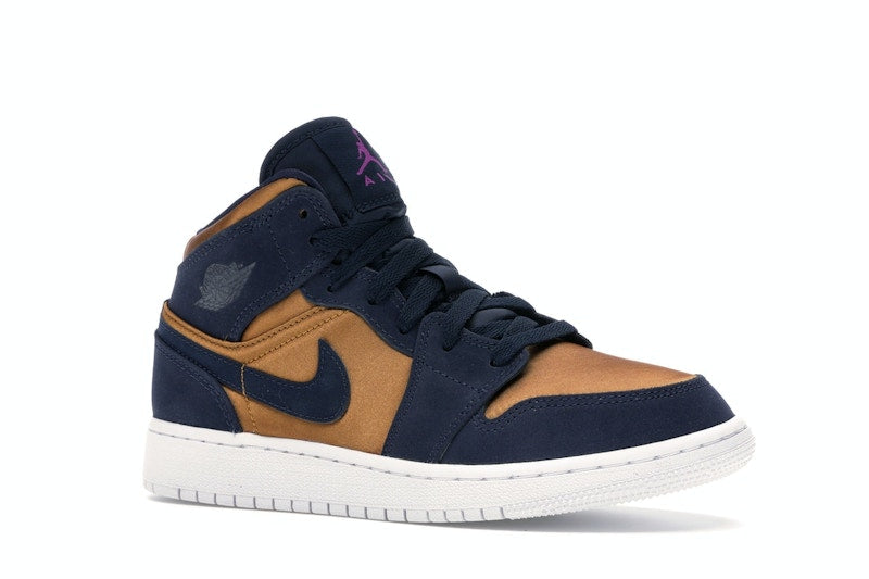 Jordan 1 Mid Obsidian Desert Ochre (GS)