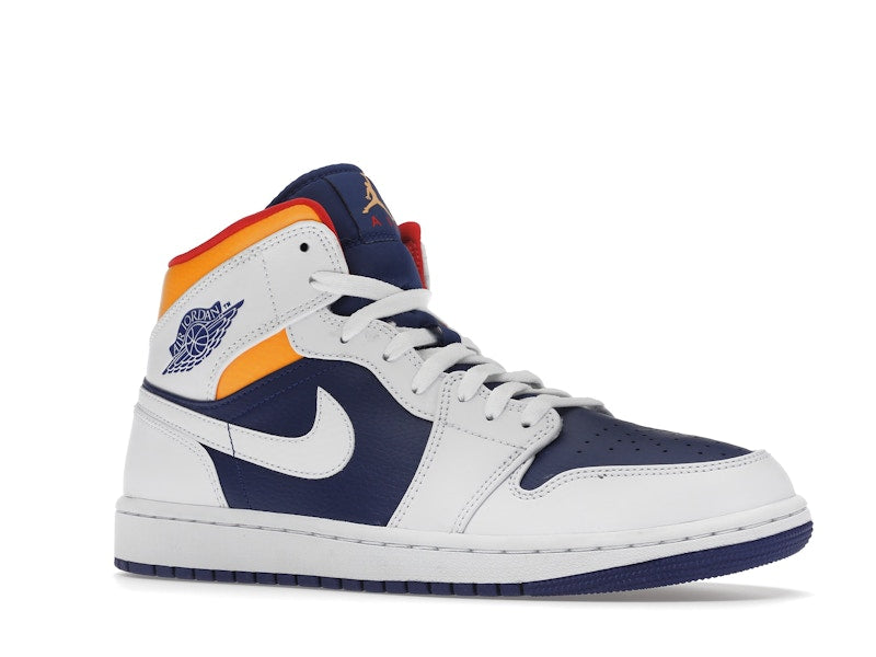Jordan 1 Mid Royal Blue Laser Orange