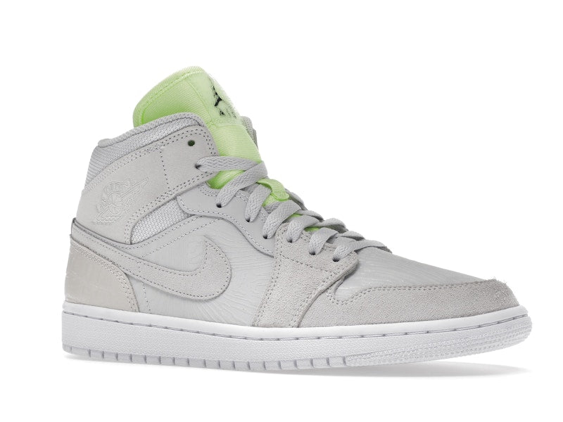 Jordan 1 Mid Vast Grey Ghost Green (Women's)