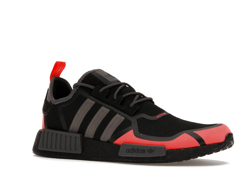 adidas NMD R1 Core Black Solar Red Grey