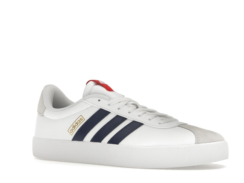 adidas Vl Court 3.0 Cloud White Dark Blue Better Scarlet