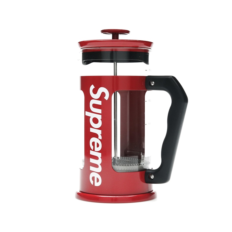 Supreme Bialetti 8-Cup French Press Red