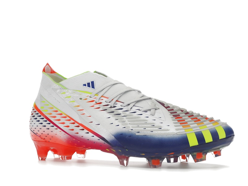 adidas Predator Edge.1 FG White Solar Yellow Power Blue