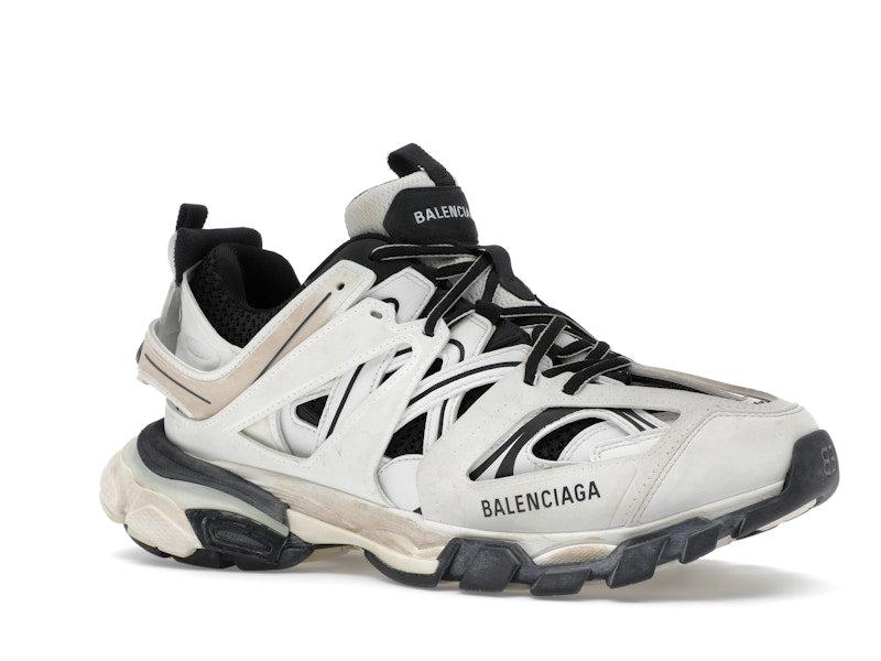 Balenciaga Track Worn Out In White Black