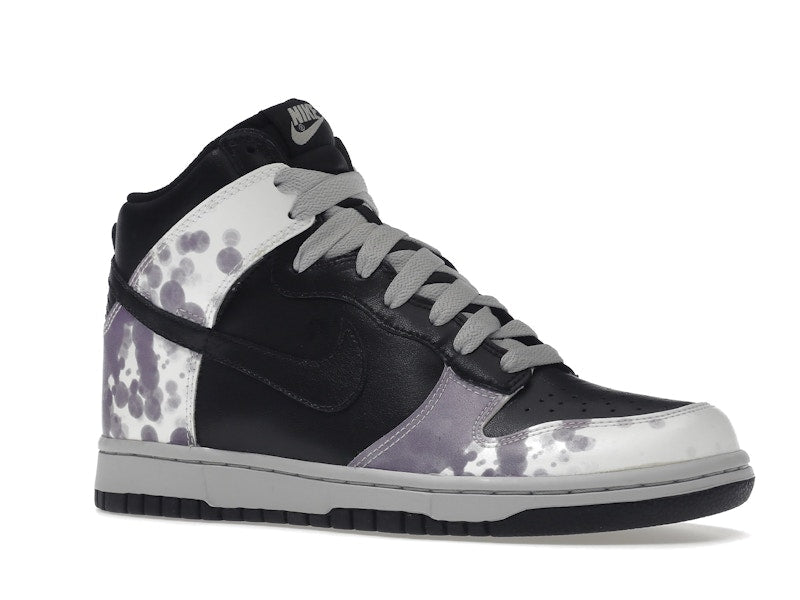 Nike Dunk High Splatter Black White Purple (Women's)