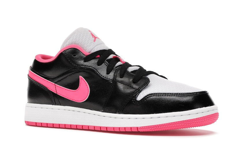 Jordan 1 Low Black White Hyper Pink (GS)