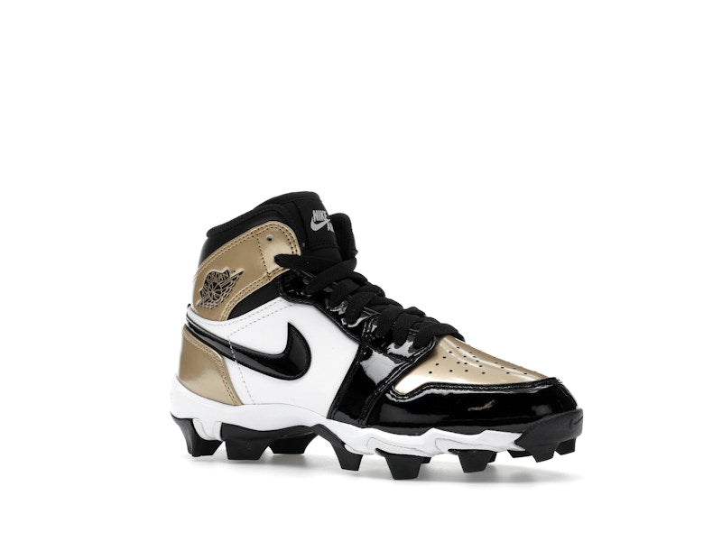 Jordan 1 Mid Cleat Patent Gold Toe (GS)