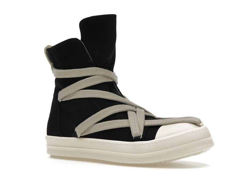 Rick Owens DRKSHDW Hexa High Black Pearl Milk Fat Lace