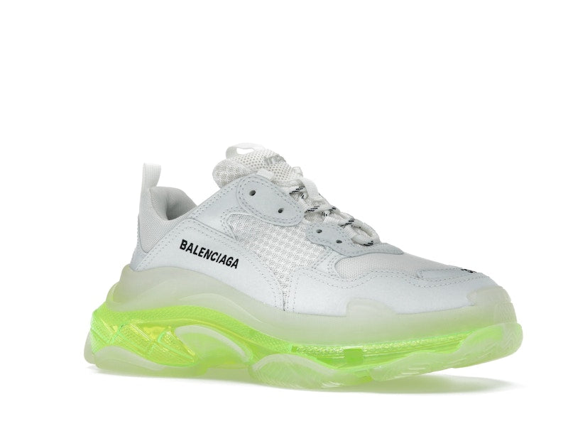 Balenciaga Triple S Clear Sole White Fluo Yellow (Women's)