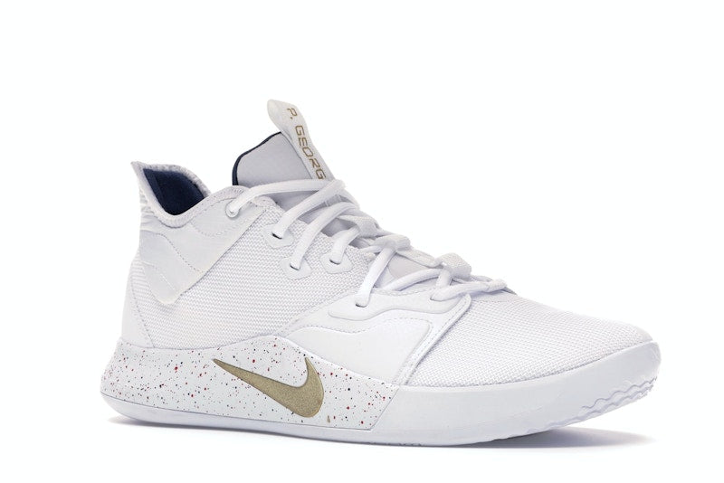 Nike PG 3 White Gold Navy