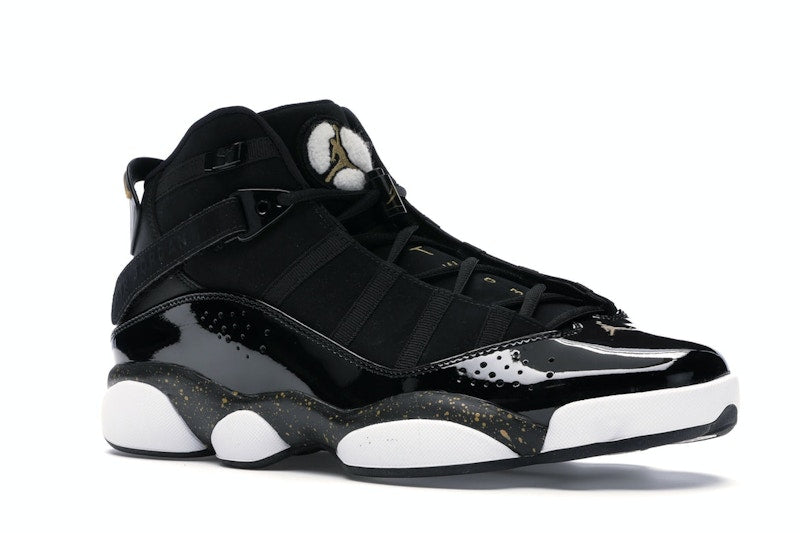 Jordan 6 Rings Black Metallic Gold White