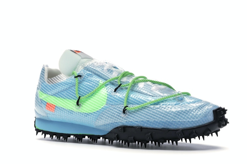 Nike Waffle Racer Off-White Vivid Sky (Women's)