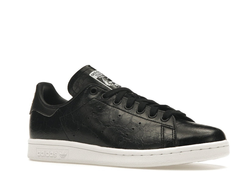 adidas Stan Smith Cracked Leather Black Gold (Women's)