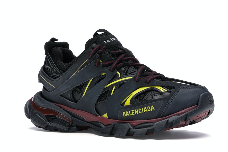 Balenciaga Track Trainers Black Bordeaux
