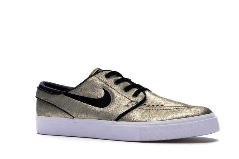 Nike SB Stefan Janoski Zoom Leather Metallic Gold