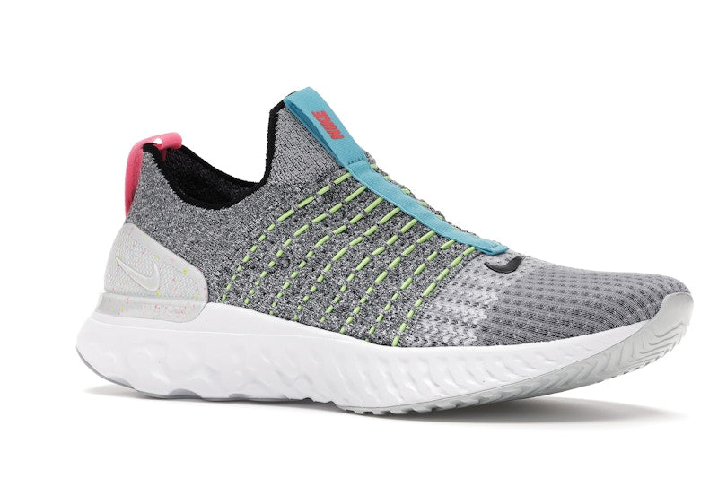 Nike React Phantom Run Flyknit 2 Flash Crimson Baltic Blue
