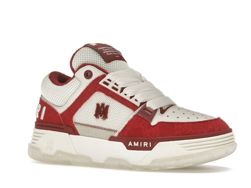AMIRI MA-1 Deep Red Quad Monogram Print