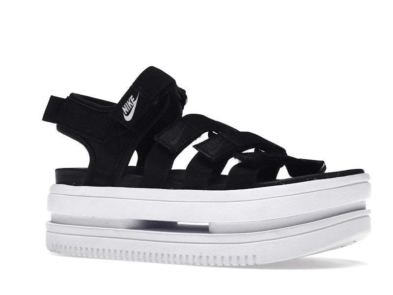 Nike Iconic Classic Sandal Black White White (Women's)