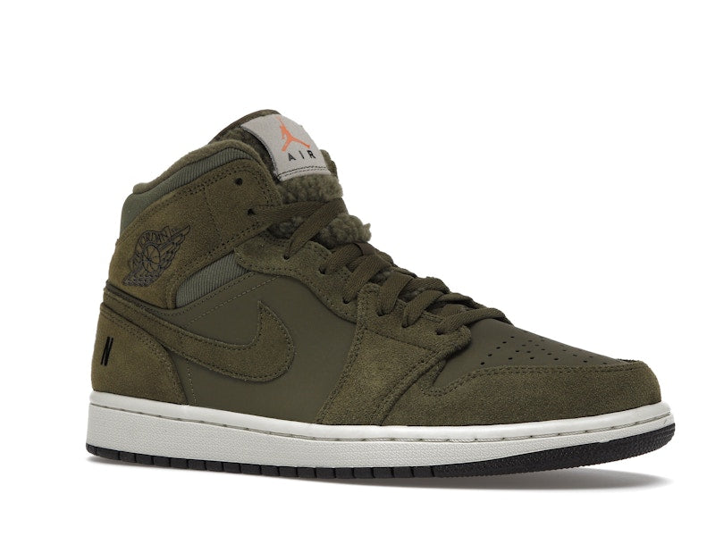 Jordan 1 Mid Olive Canvas (2018)