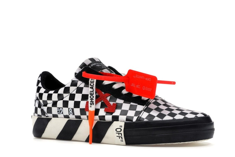 OFF-WHITE Vulc Low Checkered Black White
