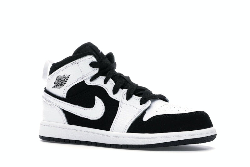 Jordan 1 Mid White Black (PS)