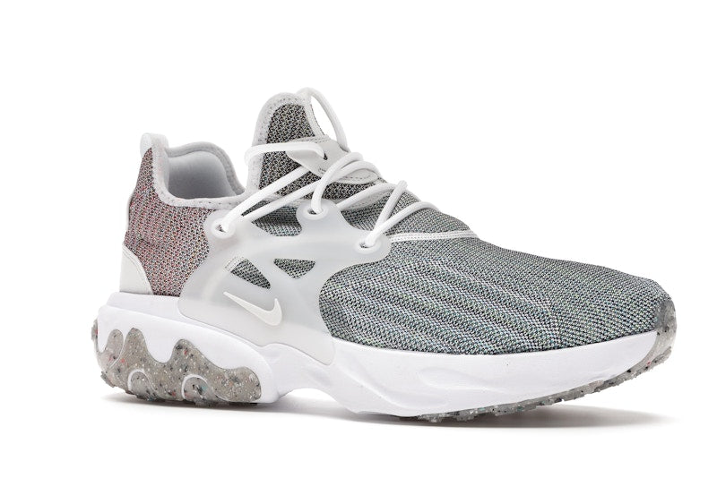Nike React Presto Flyknit Multi White