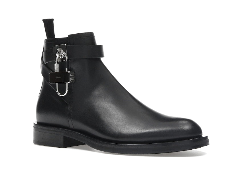 Givenchy Lock Ankle Boots Black