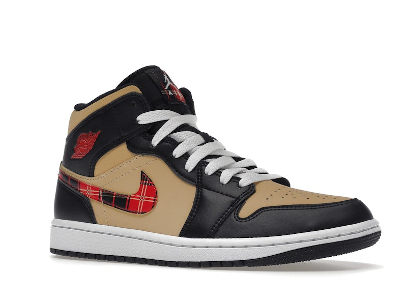 Air Jordan 1 Mid Tartan Swoosh