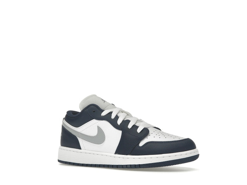 Jordan 1 Low Midnight Navy Wolf Grey (GS)