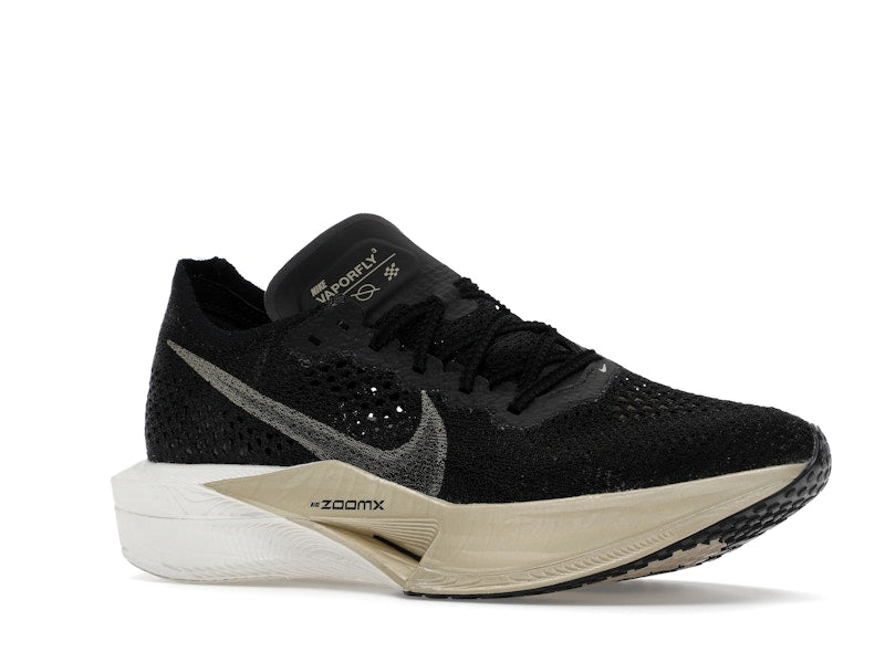 Nike ZoomX Vaporfly 3 Black Metallic Gold Grain (Women's)
