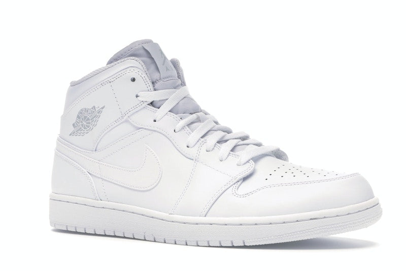 Jordan 1 Mid White/Pure Platinum