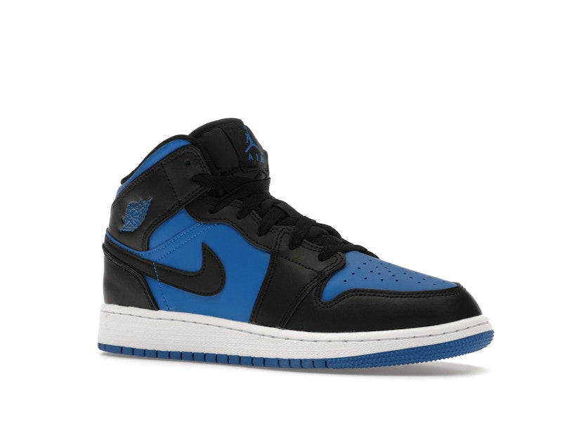Jordan 1 Mid Black Royal Blue (GS)