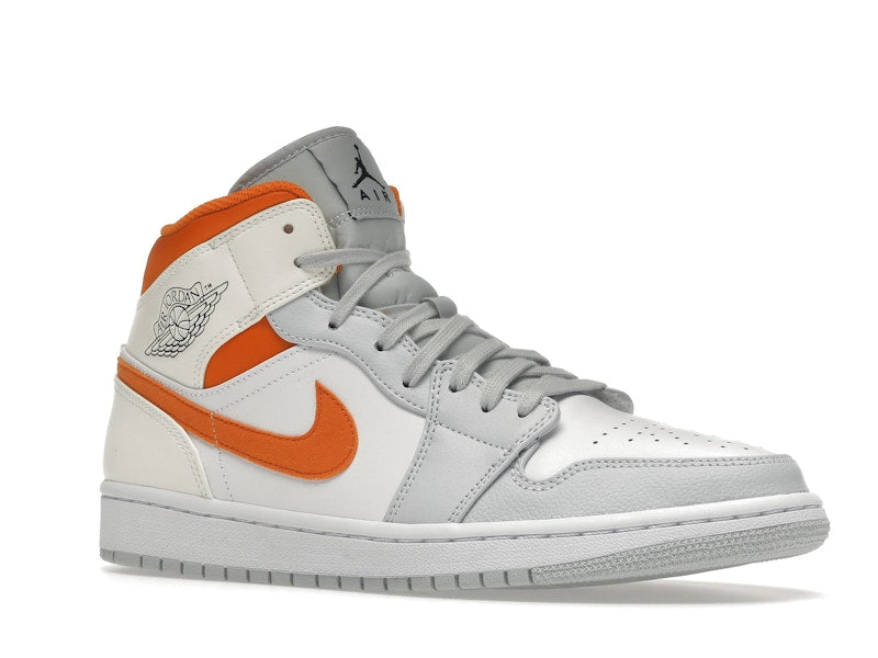 Jordan 1 Mid Starfish Pure Platinum